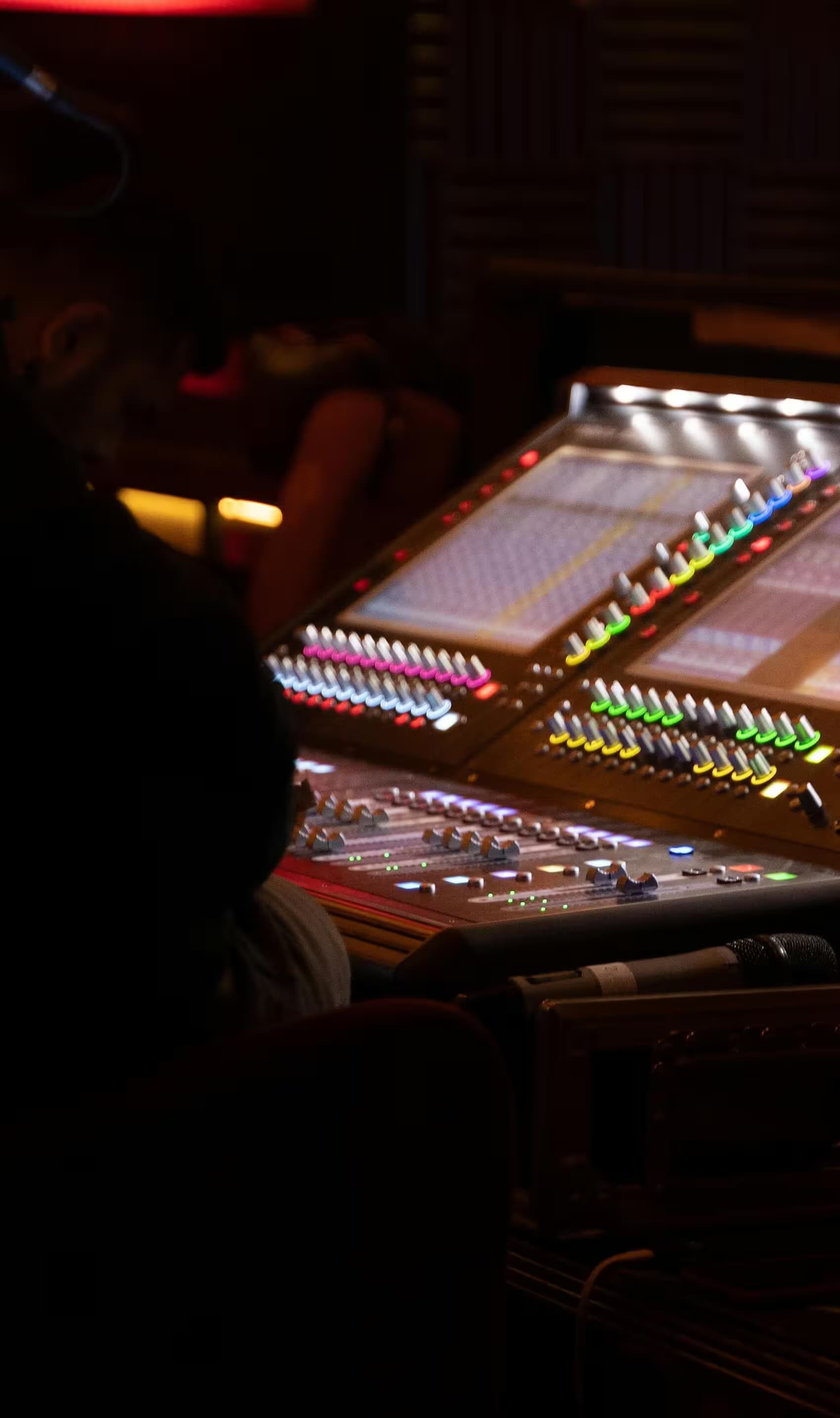 Music producer working on a track in a digital audio workstation, exemplifying Lay's analytics and free distribution tools